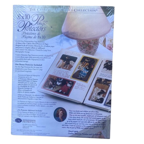 SIX Sets Creative Memories 8x10 Page Protectors New Sealed 1999 - Picture 5 of 8